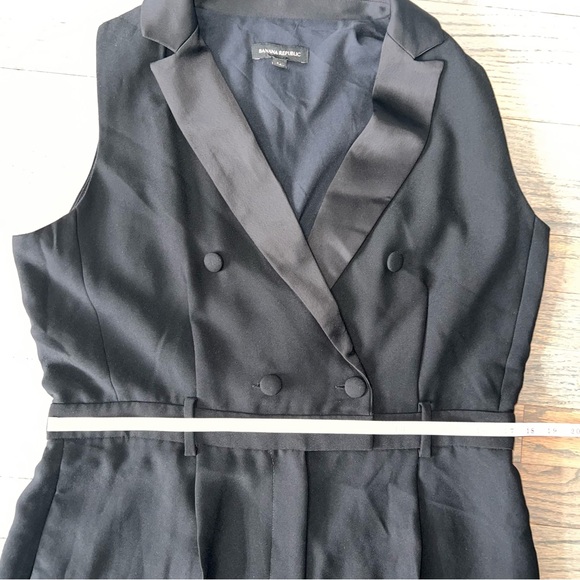 Banana Republic Black Double-Breasted Jumpsuit - Picture 10 of 11